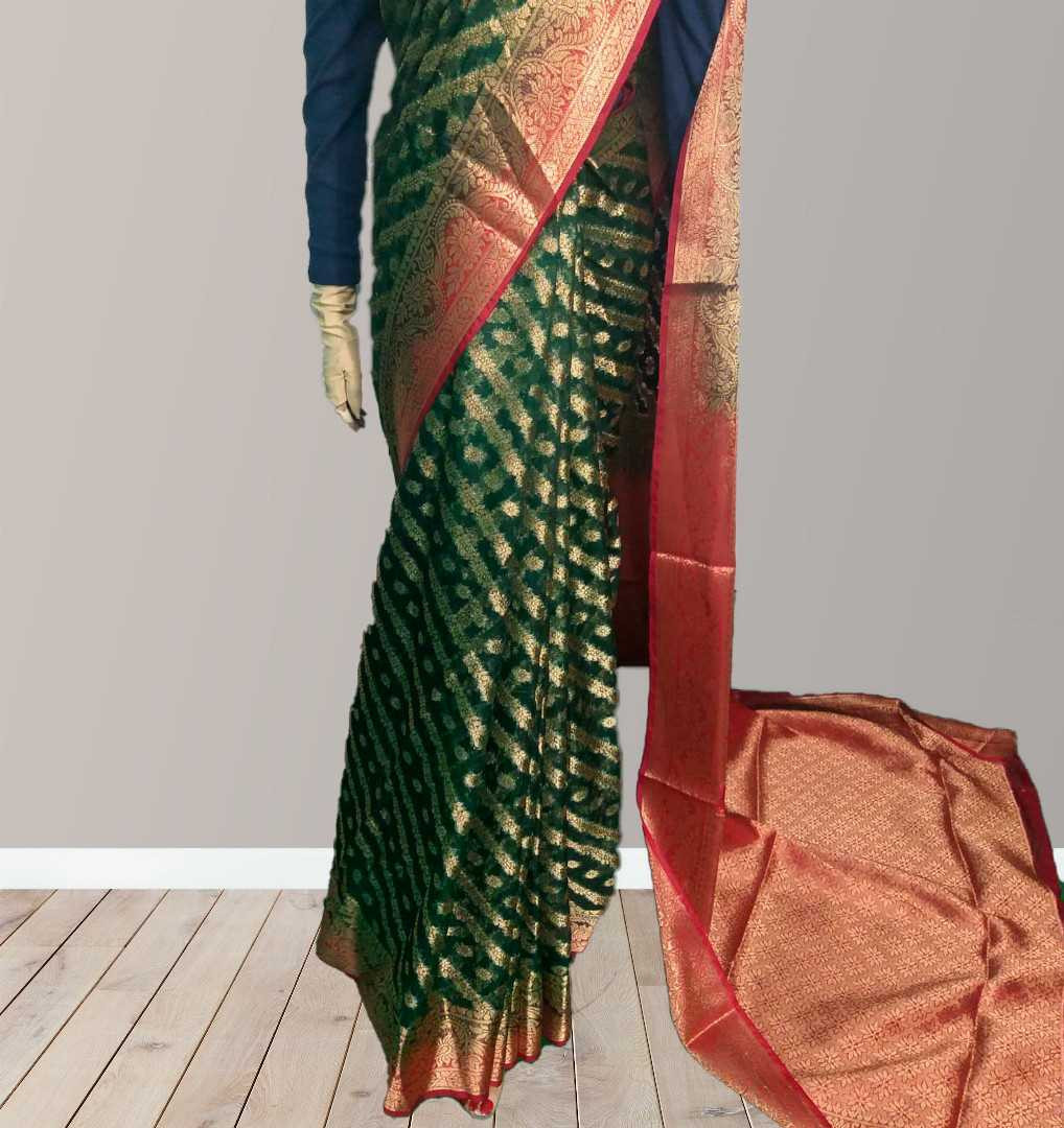 ইন্ডিয়ান, অর্গানজা, পার্টি শাড়ি, জরি সুতা, ব্লাউজ পিস, ফেস্টিভ শাড়ি, প্রিমিয়াম শাড়ি