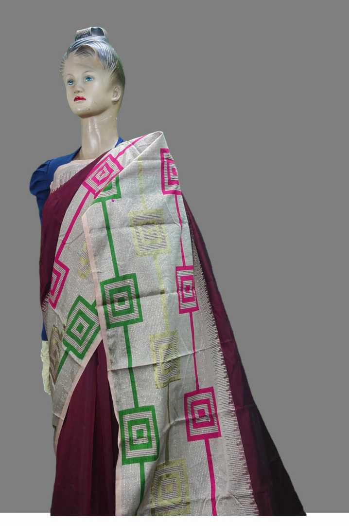 বাংলাদেশি,হাতের,ব্রুনাই,করা,তাঁতের,শাড়ি,প্রিমিয়াম শাড়ি,হাতের কাজ,ফুলের প্যাটার্ন