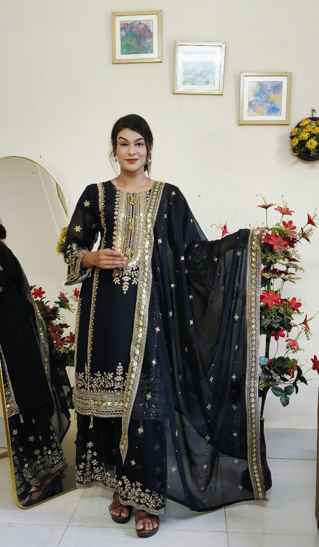 party dress garara, garara dress, party wear dress, ladies party dress, garara dress bangladesh, sequence embroidery dress, computer embroidery dress, georgette garara, ladies fashion, party wear bangladesh, গারারা, গারারা ড্রেস, পার্টি ড্রেস, মেয়েদের পার্টি ড্রেস, সিকুয়েন্স এমব্রয়ডারি, MBR BD