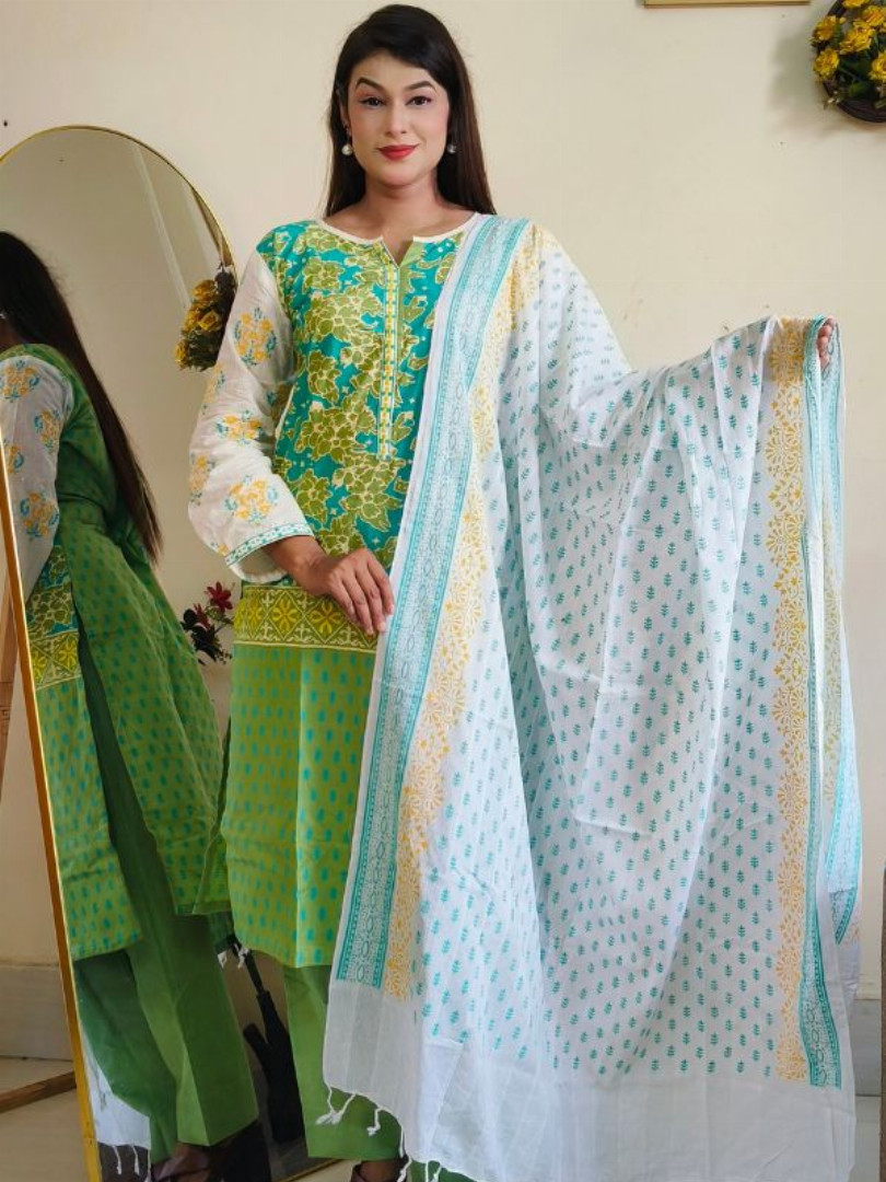 স্ল্যাব কটন থ্রি পিস, প্রিমিয়াম থ্রি পিস, টেবিল প্রিন্ট থ্রি পিস, কম্পিউটার এমব্রয়ডারি, মেয়েদের থ্রি পিস, থ্রি পিস কালেকশন, কটন থ্রি পিস, ladies three piece, premium three piece, slab cotton three piece, table print three piece, computer embroidery three piece, ladies fashion, MBR BD