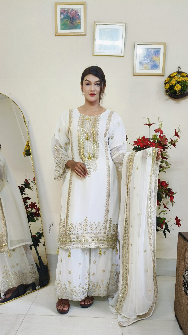 party dress garara, garara dress, party wear dress, ladies party dress, garara dress bangladesh, sequence embroidery dress, computer embroidery dress, georgette garara, ladies fashion, party wear bangladesh, গারারা, গারারা ড্রেস, পার্টি ড্রেস, মেয়েদের পার্টি ড্রেস, সিকুয়েন্স এমব্রয়ডারি, MBR BD